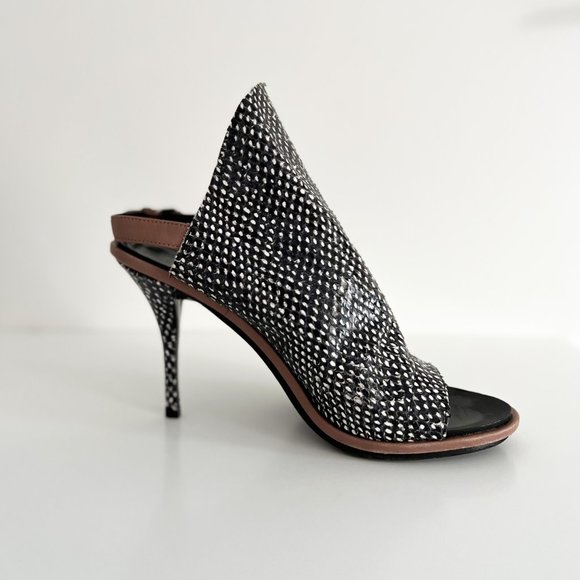 Balenciaga Glove Python Slingback Sandals - Picture 2 of 7